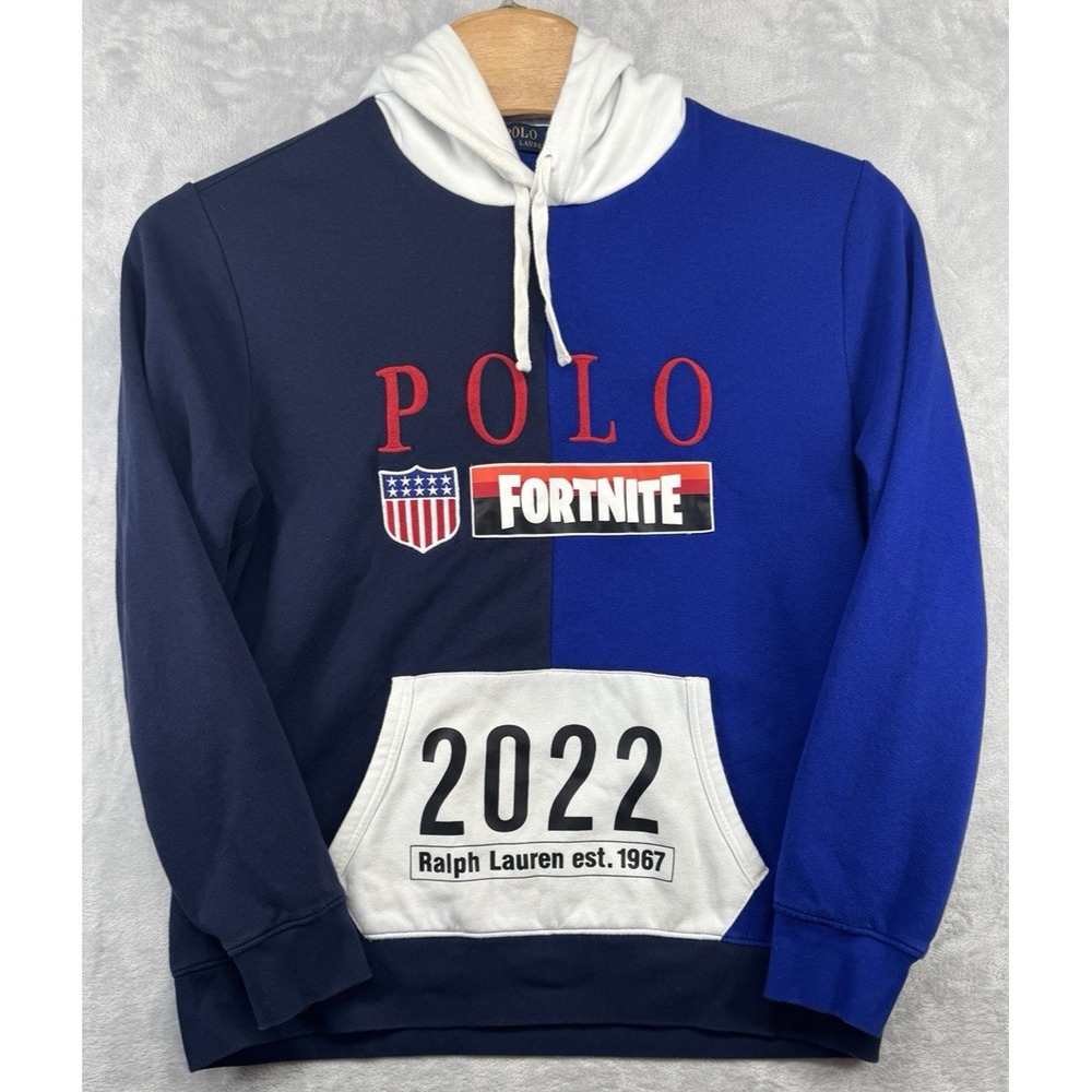 Polo Ralph Lauren x Fortnite 2022 Sweatshirt Hoodie Multicolor Authentic Mens XL